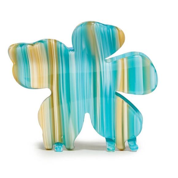 RARE Lele Sadoughi Acetate Claw Clip Turquoise Blue - Picture 3 of 9